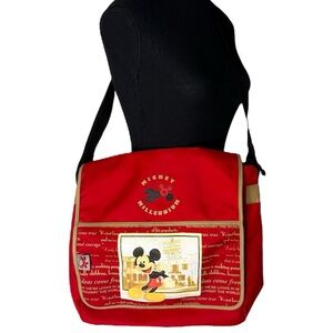 DISNEY MICKEY UNLIMITED Millennium 2000 Crossbody Messenger Bag School